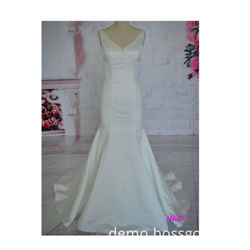 Sexy Ivory Beaded Lace Appliques bridal gown white wedding dress crystal beads sequins luxury